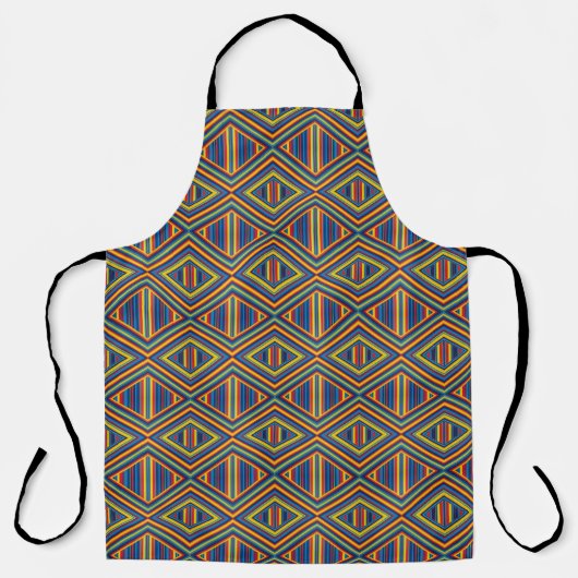 Unisex Long Apron with Unique Pattern  Schürze (Vorderseite)