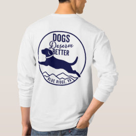 Unisex Long Sleeve Tshirt - Navy Logo