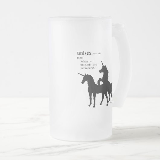 UNISEX MATTGLAS BIERGLAS (VorderseiteRechts)