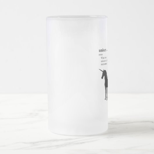 UNISEX MATTGLAS BIERGLAS (Mittel)