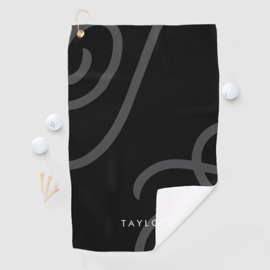 Unisex Modernes Golfhandtuch mit Individuelle Name (Insitu)