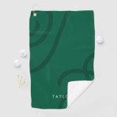 Unisex Modernes Golfhandtuch mit Individuelle Name (Insitu)