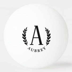 Unisex Monogram Custom   Tennisball Tischtennisball