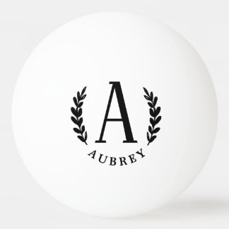 Unisex Monogram Custom | Tennisball Tischtennisball