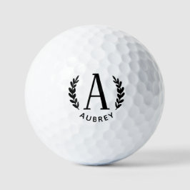 Unisex Monogram Golf Ball