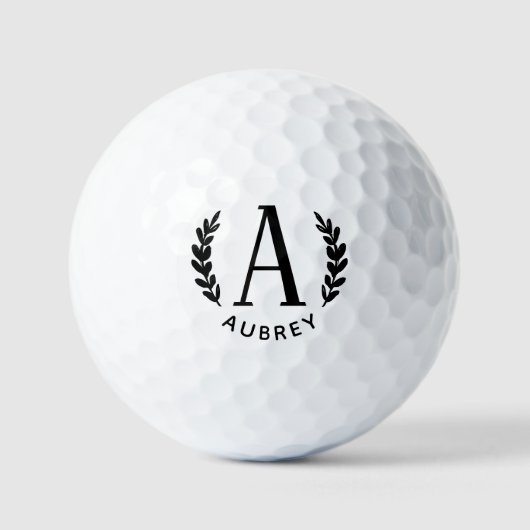 Unisex Monogram Golf Ball (Vorderseite)