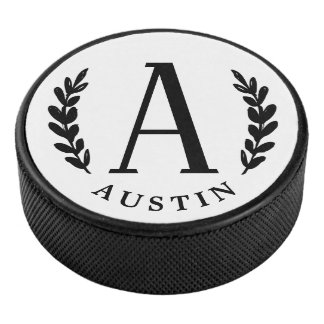 Unisex Monogram | Hockey Puck