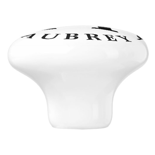 Unisex Monogram | Keramikknauf (Seitenansicht)