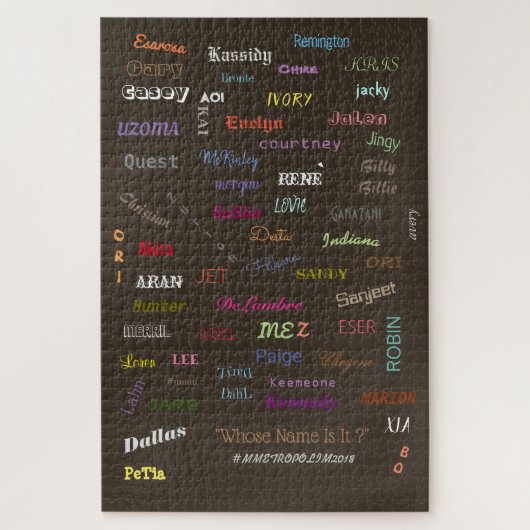 Unisex NAMES ON TSHIRTS/artPrints/PUZZLESalle Größ Puzzle (Vertikal)