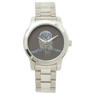 Unisex Oversized Silver Bracelet Watch w/uu Armbanduhr