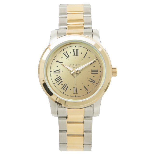 Unisex Oversized Two-Tone-Bracelet eWatch Armbanduhr (Vorderseite)