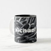 Unisex Personalisiert Zweifarbige Tasse (Vorderseite Links)