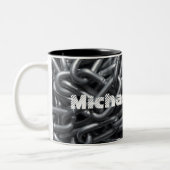 Unisex Personalisiert Zweifarbige Tasse (Links)