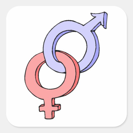 Unisex Quadratischer Aufkleber (Vorderseite)