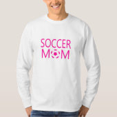 Unisex Soccer Mama LS T-Shirt Rosa (Vorderseite)