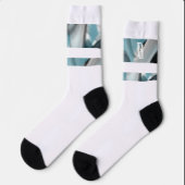 Unisex Socks Trend Abstrakt Blauer Ozean Socken