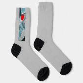 Unisex Socks Trend Abstrakt Blauer Ozean Socken (Rechts)