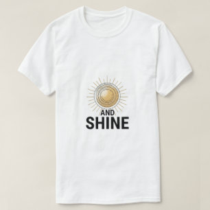 Unisex-Sonnenaufgang-Typografie-Grafik-T-Shirt T-Shirt
