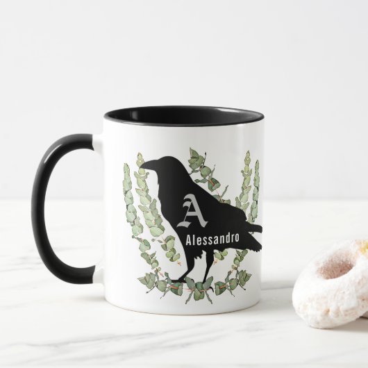Unisex Spirit Animal Eucalyptus Tasse (Mit Donut)