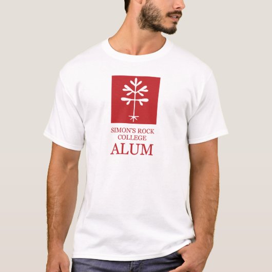 Unisex "SRC Alum"-T-Shirt in Rot T-Shirt (Vorderseite)