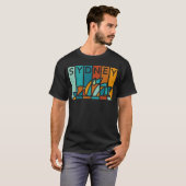 Unisex Sydney Opernhaus Abstrakte Kunst T-Shirt (Vorne ganz)
