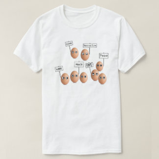 Unisex T-Shirt Frieden und Liebe