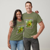 Unisex-T - Shirt mit Budding Sonnenblume (Unisex)
