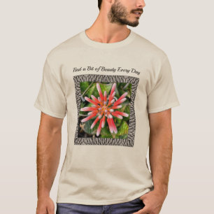 Unisex T - Shirt mit Orange Aloe