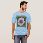 Unisex-T - Shirt mit rosafarbenem Geländer (Vorne ganz)