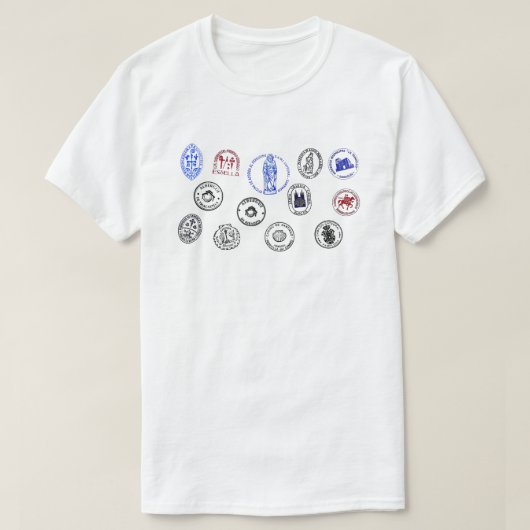 Unisex T-Shirt Saint James Way (Design vorne)