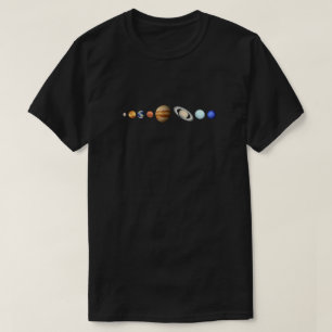 Unisex-T-Shirt Sonnensystem T-Shirt