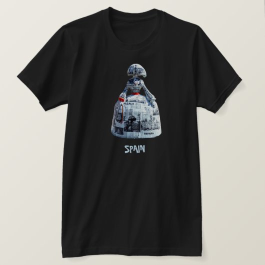 Unisex T - Shirt Spanien (Design vorne)