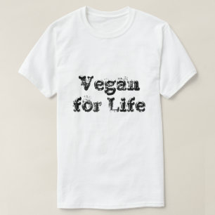 Unisex T-Shirts - Vegan For Life Design 2