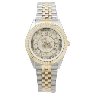 Unisex Two Toned Bracelet Watch/Vintag Armbanduhr