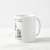 Unisex White Ceramic Mug Kaffeetasse (VorderseiteRechts)
