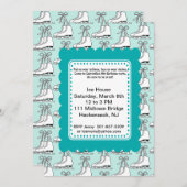 Unisex Winter Party Ice Skaten Einladung (Vorne/Hinten)