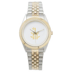 : Unisex-Zweifarbiges Armbanduhren-Modell Armbanduhr