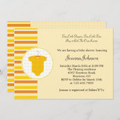 UnisexBabyparty-Einladung Einladung (Vorne/Hinten)