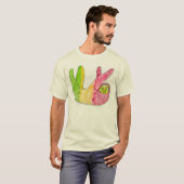 UnisexRasta Sloth-Shirt auf Bio T durch Megaflora T-Shirt (Vorne ganz)