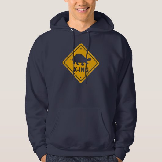 Unisexschildkröte-ÜberfahrtHoodie Hoodie (Vorderseite)