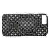 Unisexschwarzweiss-X u. O-Muster iPhone 7 Kasten Case-Mate iPhone Hülle (Rückseite (Horizontal))