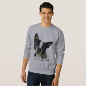 UnisexSweatshirt Bostons Terrier Sweatshirt (Vorne ganz)