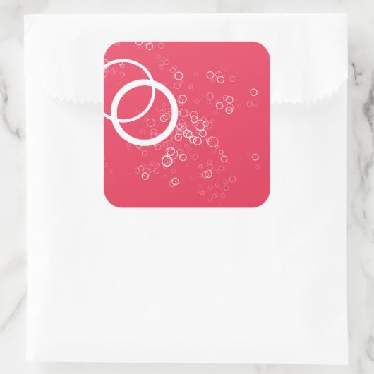 Unison-Aufkleber (groß) Quadratischer Aufkleber (Tasche)