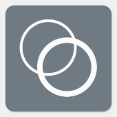 Unison-Aufkleber Quadratischer Aufkleber (Vorderseite)