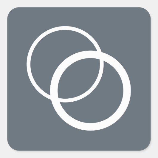 Unison-Aufkleber Quadratischer Aufkleber (Vorderseite)