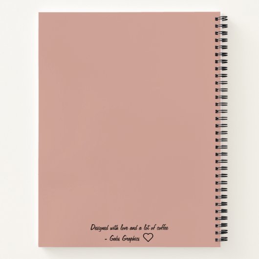 Unison-Notebook Notizblock (Rückseite)