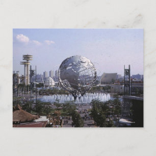 Unisphere, 1964 New Yorker Weltausstellung Vintage Postkarte