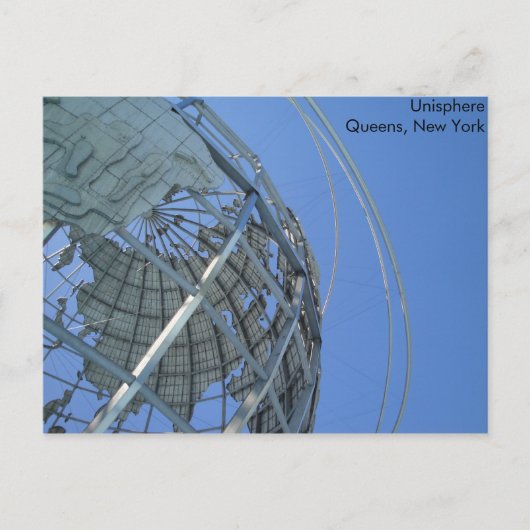 Unisphere Postkarte (Vorderseite)