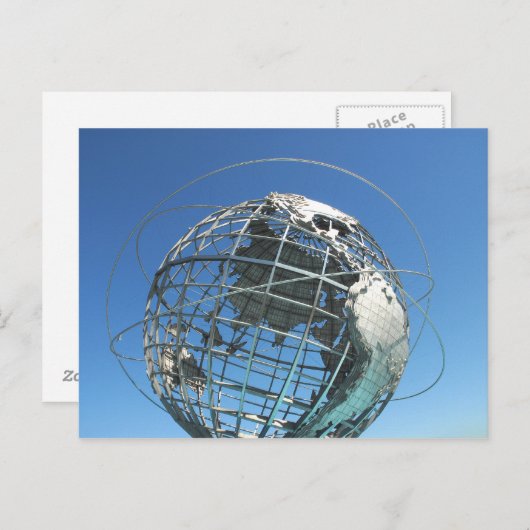 Unisphere Postkarte (Vorne/Hinten)