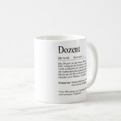 Unispruch "Dozent" Student Geschenk, Studenten Kaffeetasse (VorderseiteRechts)